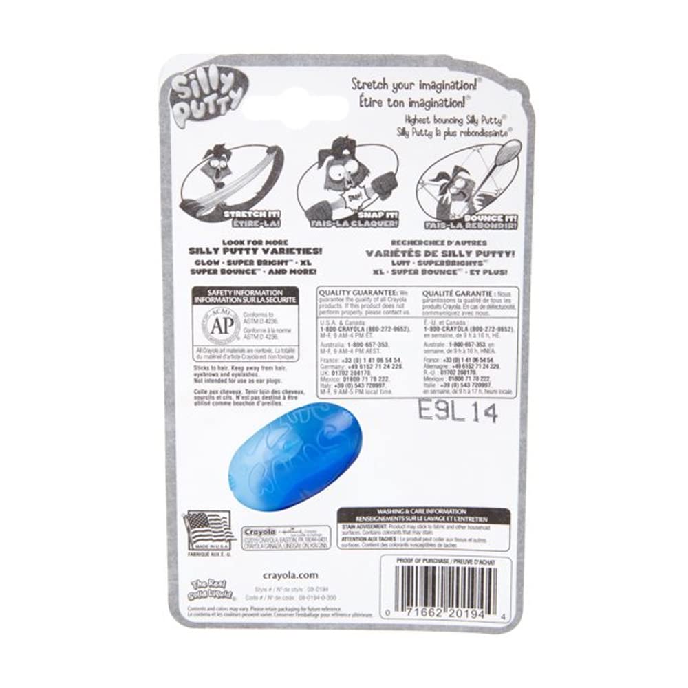 Foto 4 pulgar | Juguete Crayola Silly Putty Super Bounce Racer - Venta Internacional