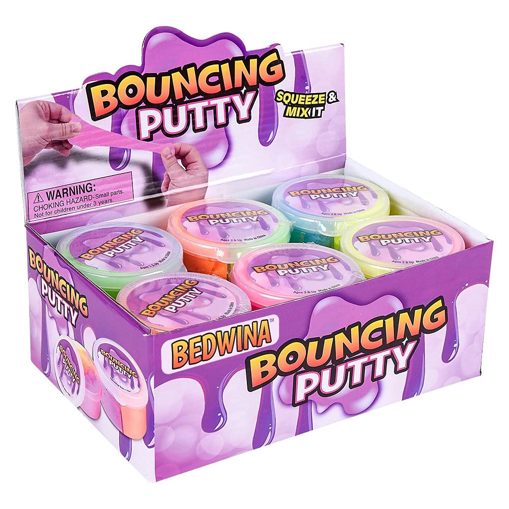 Foto 3 pulgar | Bouncing Putty Bedwina Neon Bulk Pack De 12 Para Niños - Venta Internacional
