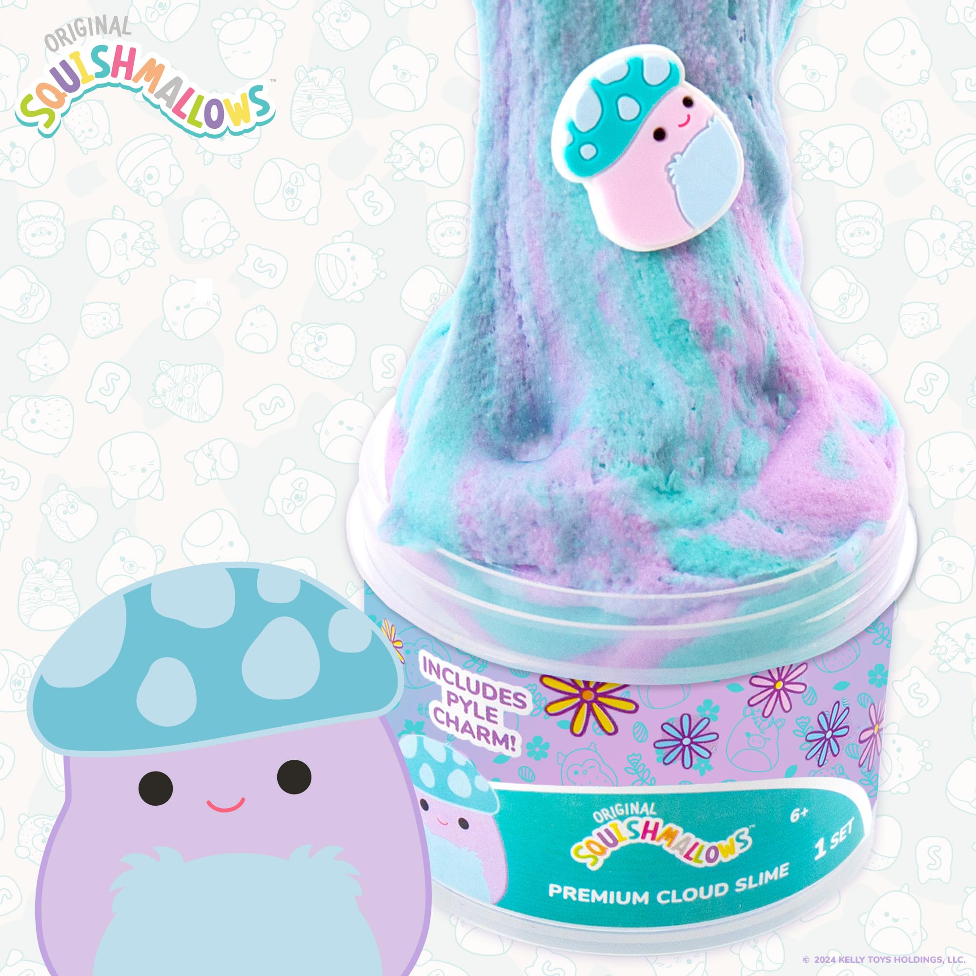 Foto 2 | Slime Squishmallows Pyle The Mushroom Con Aroma A Hongos, 240 Ml - Venta Internacional.