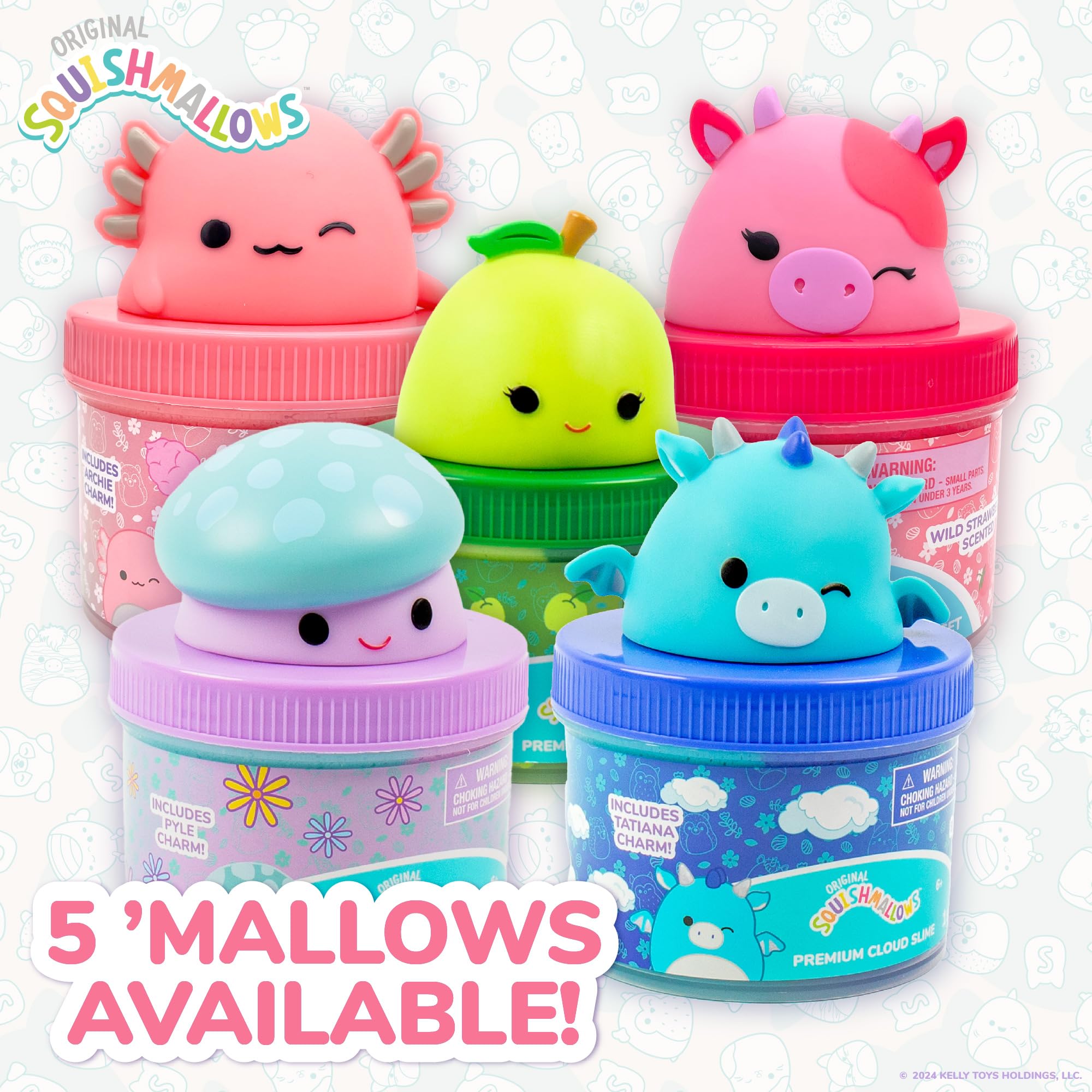 Foto 7 | Slime Squishmallows Pyle The Mushroom Con Aroma A Hongos, 240 Ml - Venta Internacional.