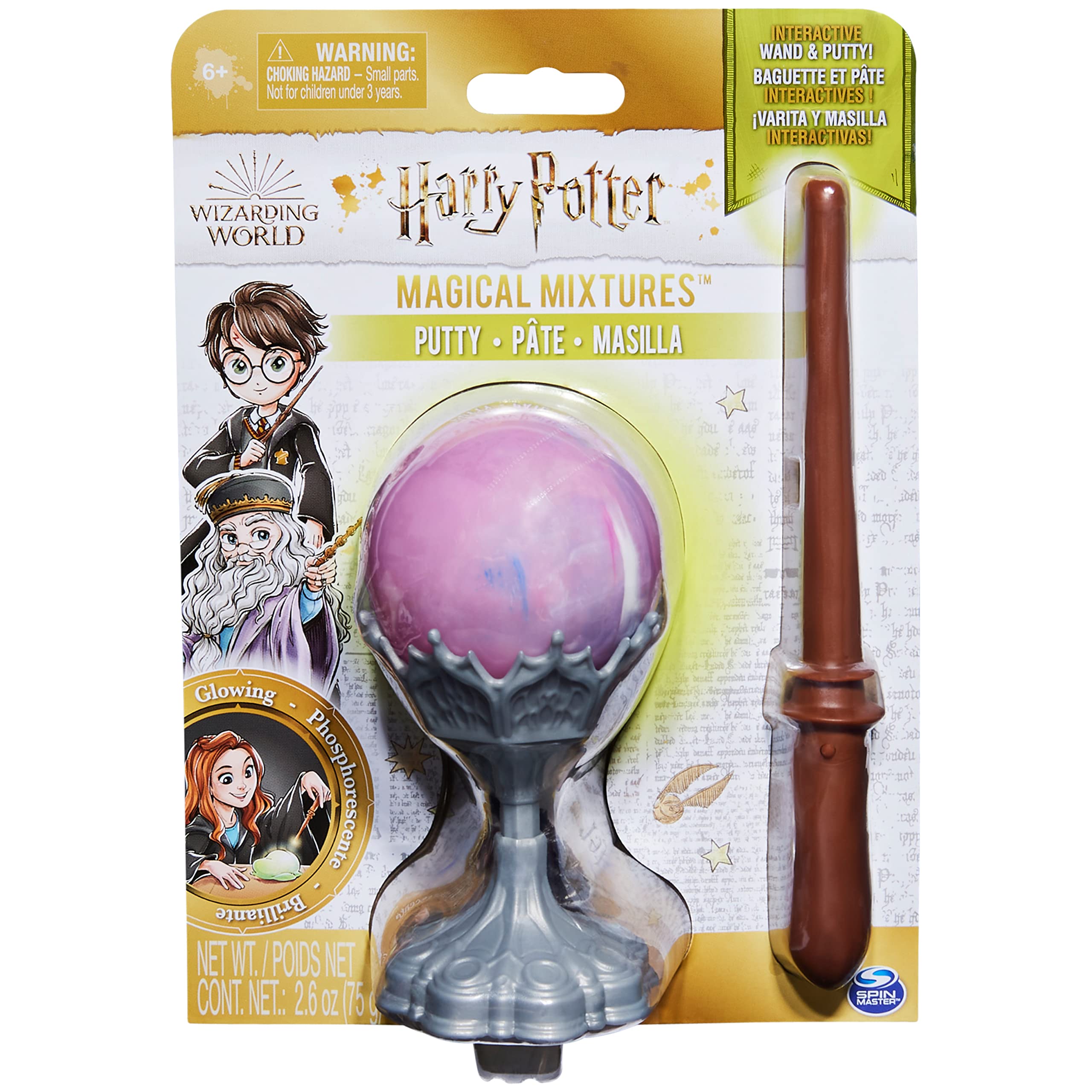 Foto 7 | Set De Actividades De Harry Potter De Wizarding World Con Masilla Brillante - Venta Internacional.