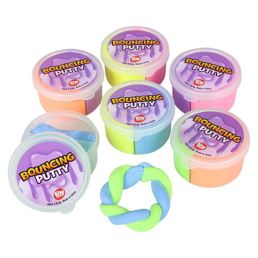 Foto 2 pulgar | Bouncy Putty Rhode Island Novelty Con 2 Colores Para Niños Mayores De 3 Años - Venta Internacional.