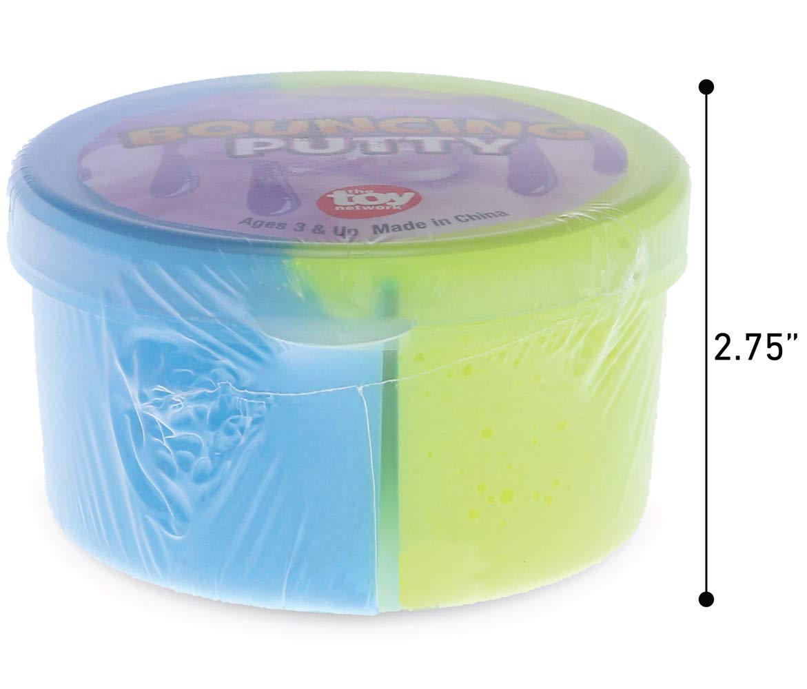 Foto 4 pulgar | Bouncy Putty Rhode Island Novelty Con 2 Colores Para Niños Mayores De 3 Años - Venta Internacional.