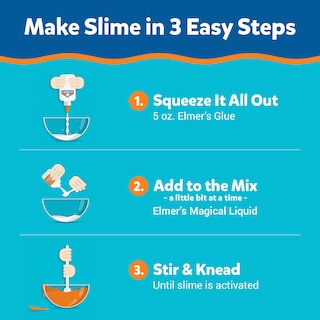 Foto 5 | Slime Kit Elmer's All-star Con Pegamento Líquido Y Activador De Limo - Venta Internacional.