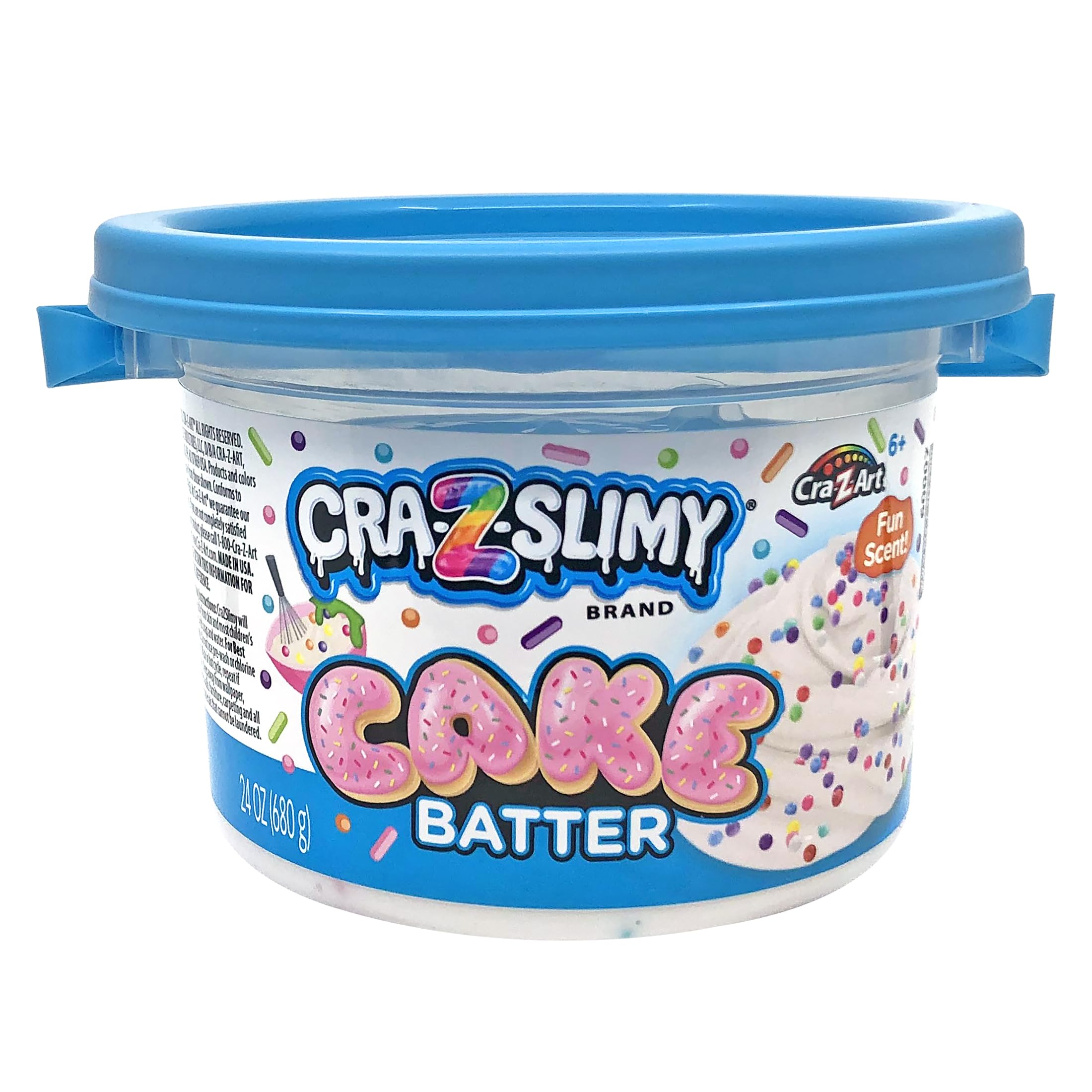 Foto 1 | Tarta Slime Cra-z-slimy, Prefabricada, 700 Ml, Perfumada, Transparente, Con Complementos - Venta Internacional.