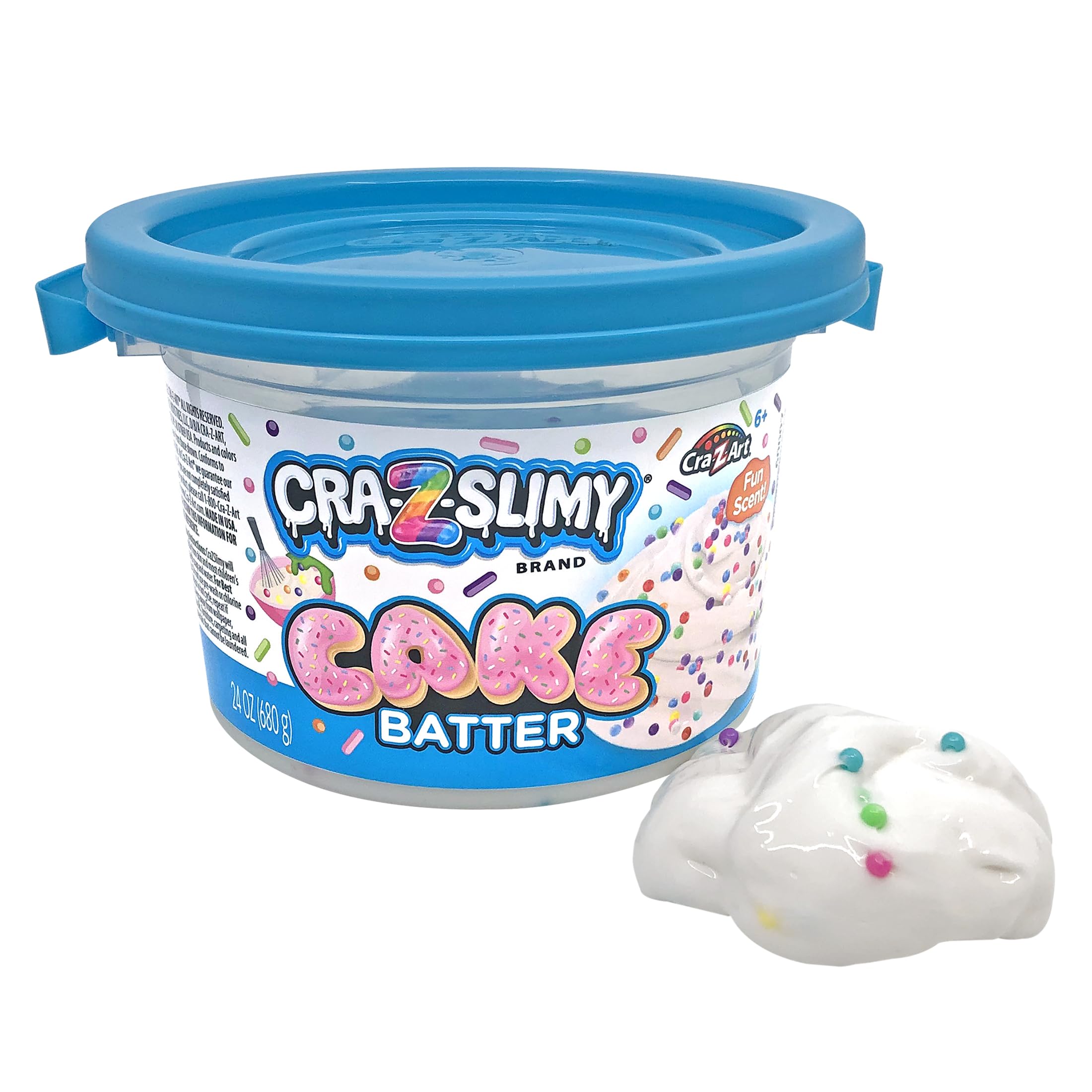 Foto 2 | Tarta Slime Cra-z-slimy, Prefabricada, 700 Ml, Perfumada, Transparente, Con Complementos - Venta Internacional.