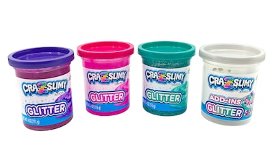 Foto 2 | Set Cra-z-slimy Con Purpurina, Paquete De 4 Unidades, 3 Colores, A Partir De 6 Años - Venta Internacional.
