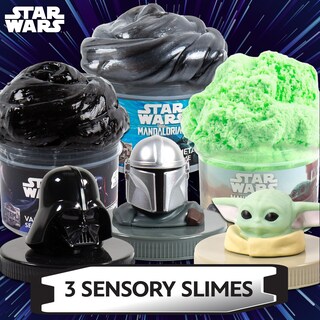 Foto 2 | Slime Kit Star Wars™ Galaxy Con Darth Vader, Paquete De 3 Unidades, Mandalorian - Venta Internacional.