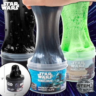 Foto 4 | Slime Kit Star Wars™ Galaxy Con Darth Vader, Paquete De 3 Unidades, Mandalorian - Venta Internacional.
