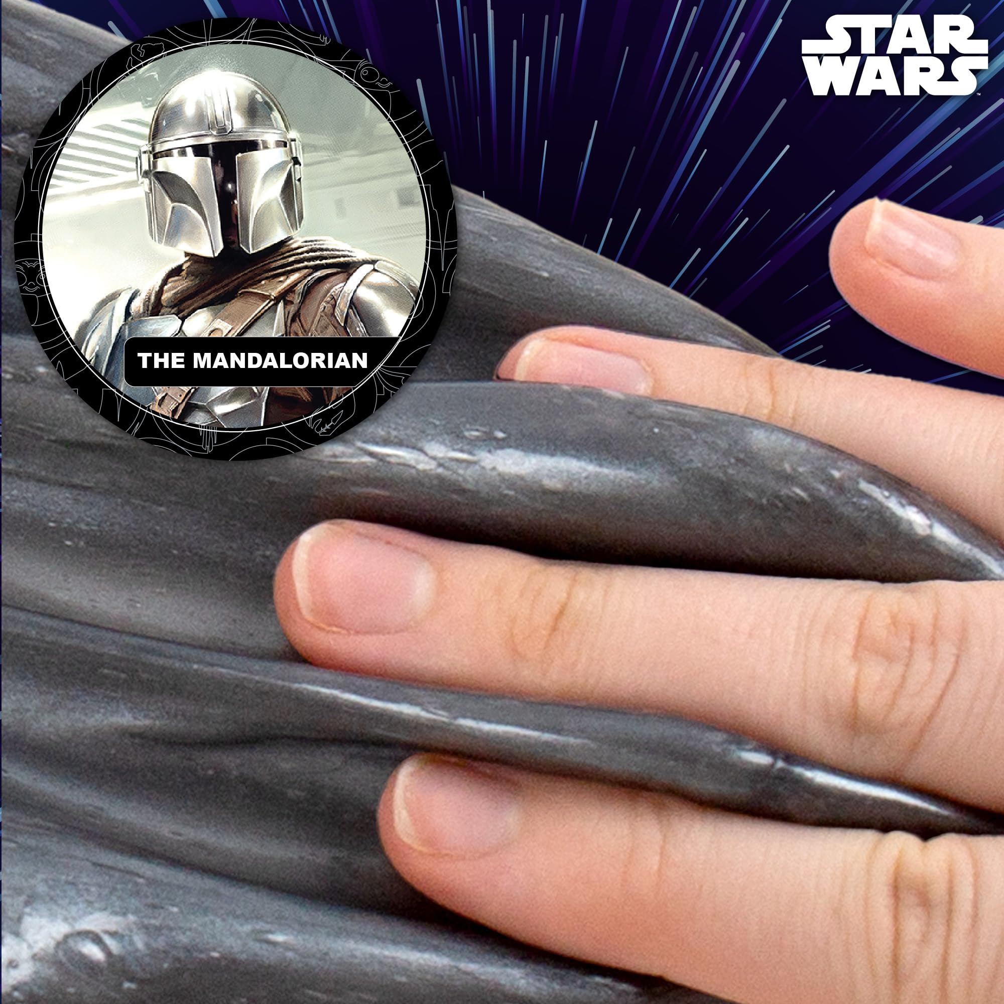 Foto 6 | Slime Kit Star Wars™ Galaxy Con Darth Vader, Paquete De 3 Unidades, Mandalorian - Venta Internacional.