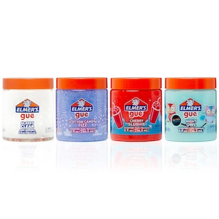 Foto 1 | Paquete De Variedades Prefabricado Slime Elmer's Gue Clear Glow Crunchy 4c - Venta Internacional.
