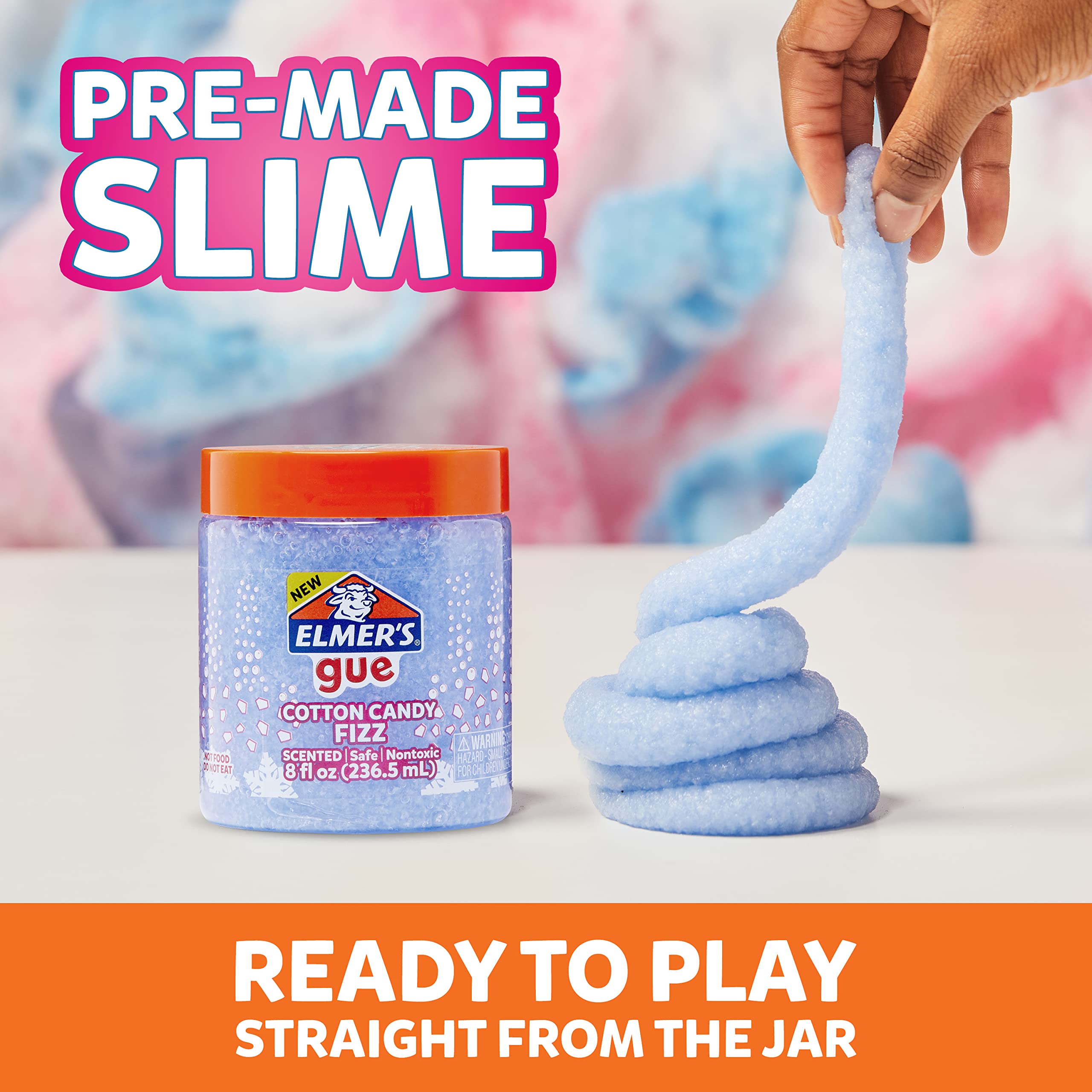 Foto 4 pulgar | Paquete De Variedades Prefabricado Slime Elmer's Gue Clear Glow Crunchy 4c - Venta Internacional.