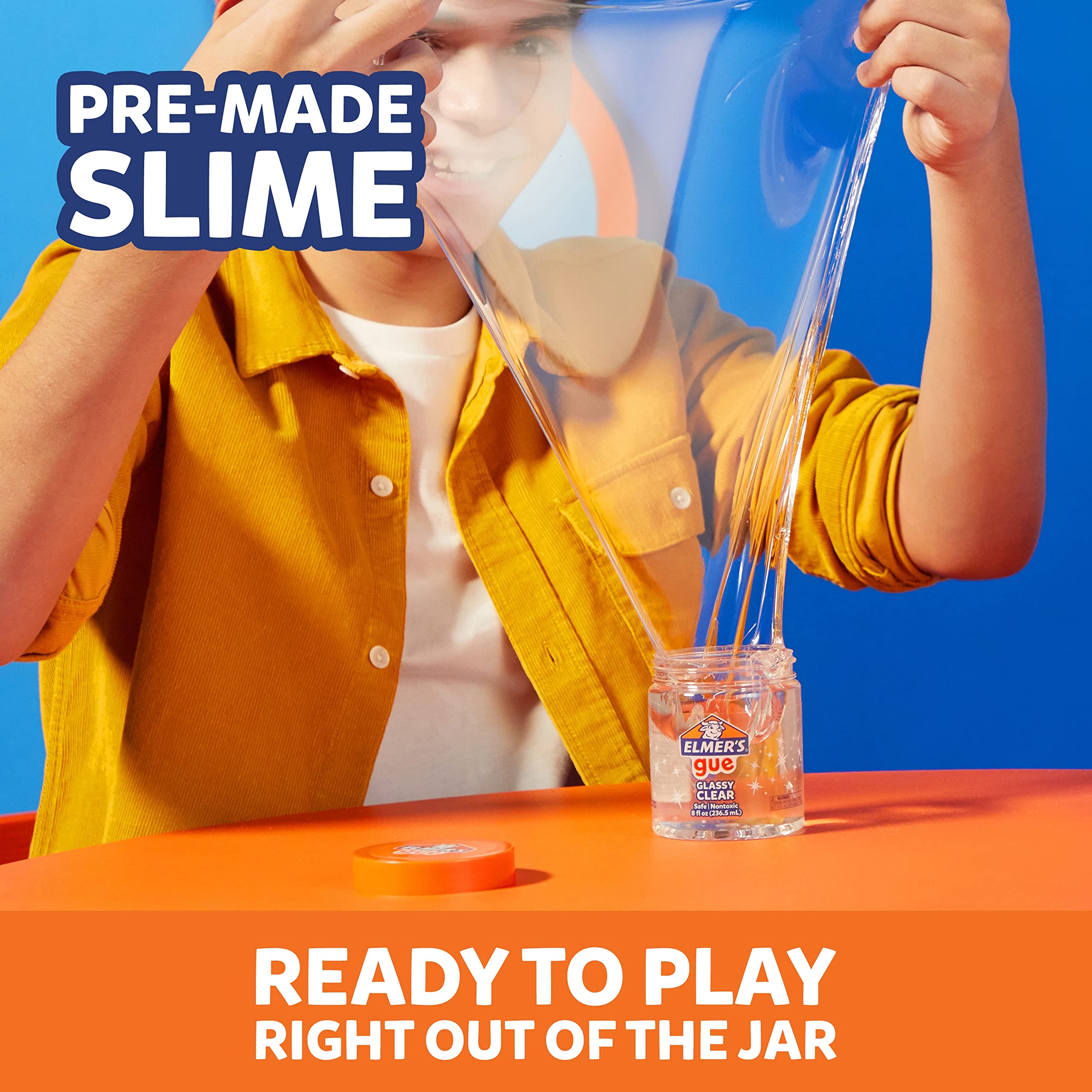 Foto 6 pulgar | Paquete De Variedades Prefabricado Slime Elmer's Gue Clear Glow Crunchy 4c - Venta Internacional.