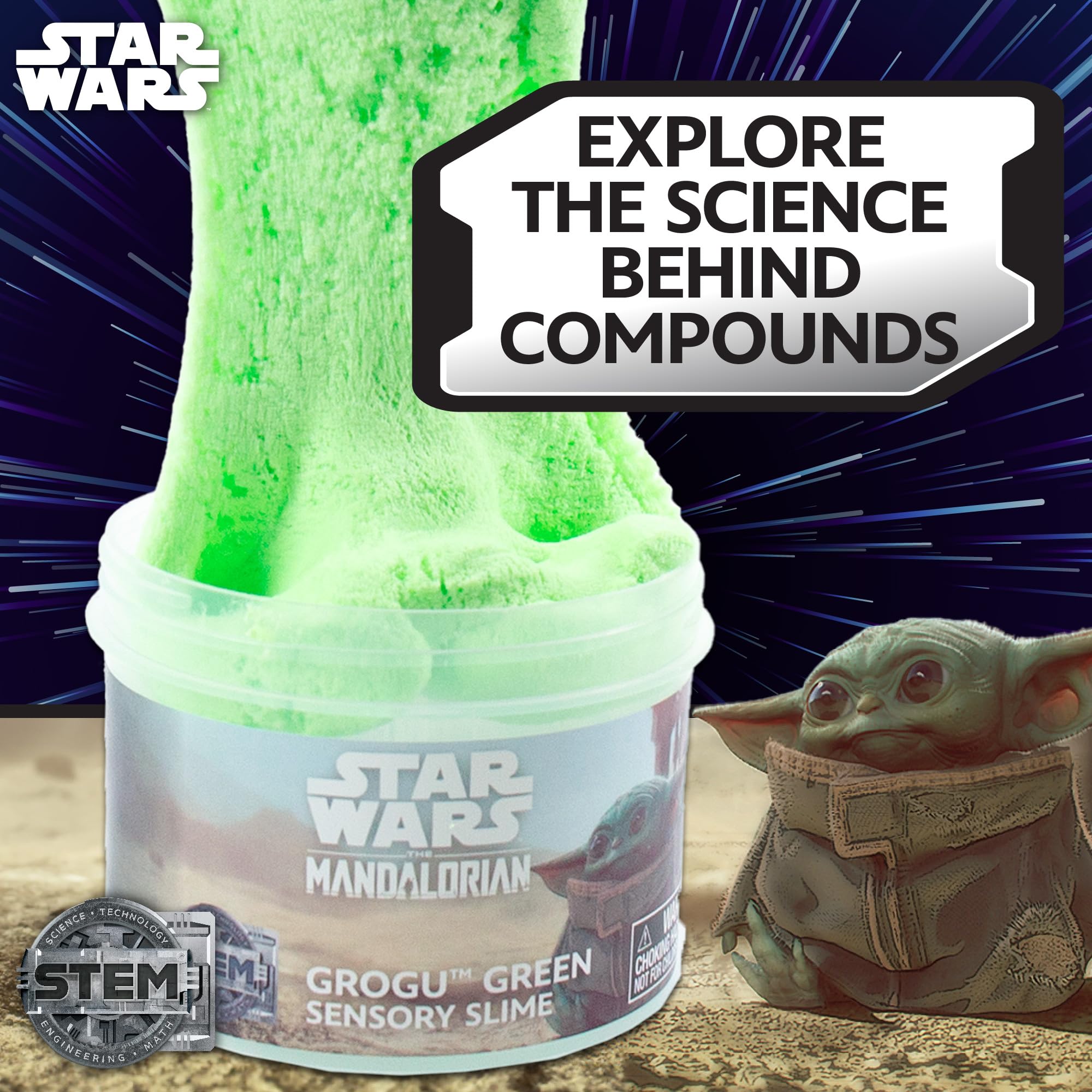 Foto 5 pulgar | Slime Star Wars The Mandalorian Grogu, 240 Ml, Prefabricado - Venta Internacional.