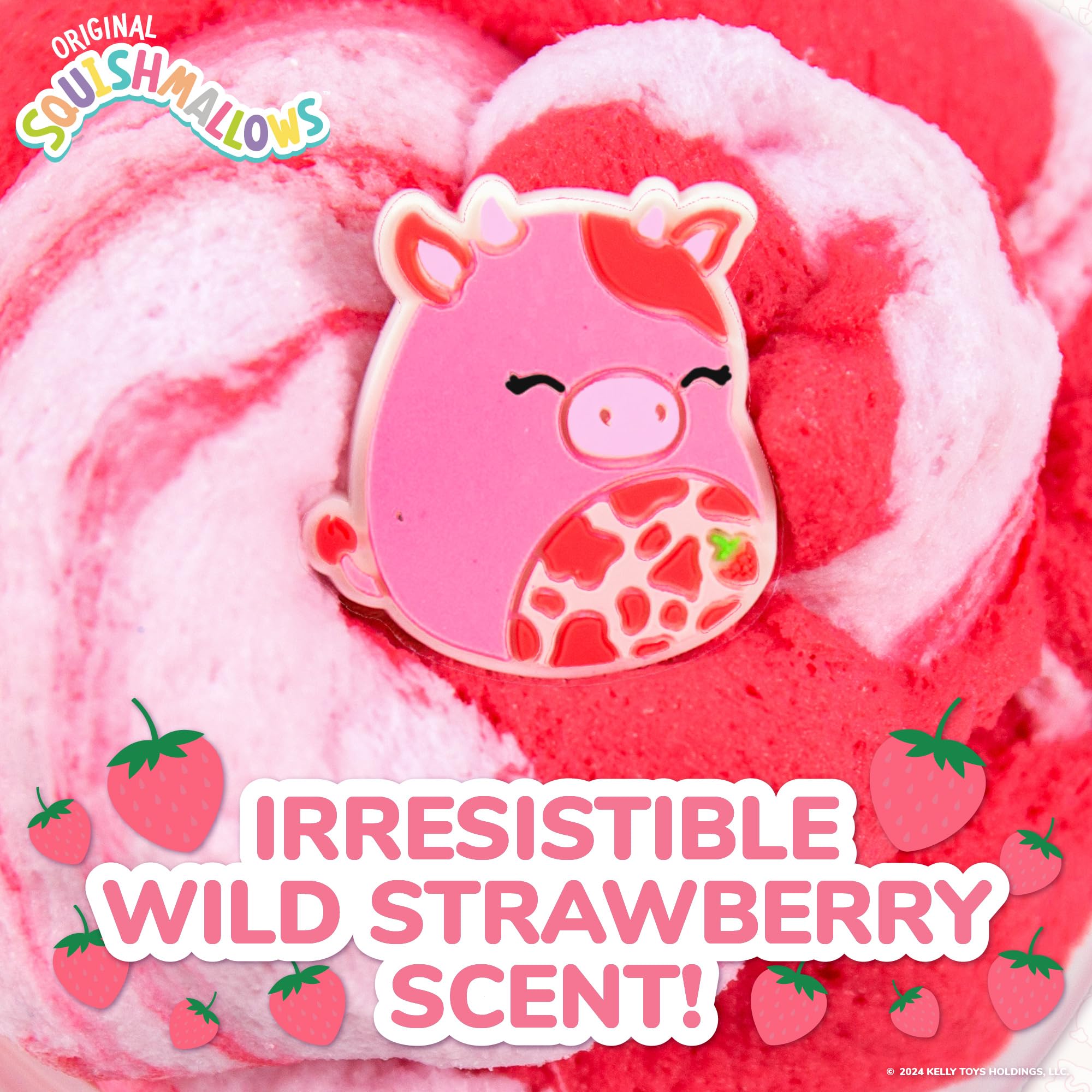 Foto 5 pulgar | Slime Squishmallows Original Calynda The Cow 240 Ml Con 3 Complementos - Venta Internacional.