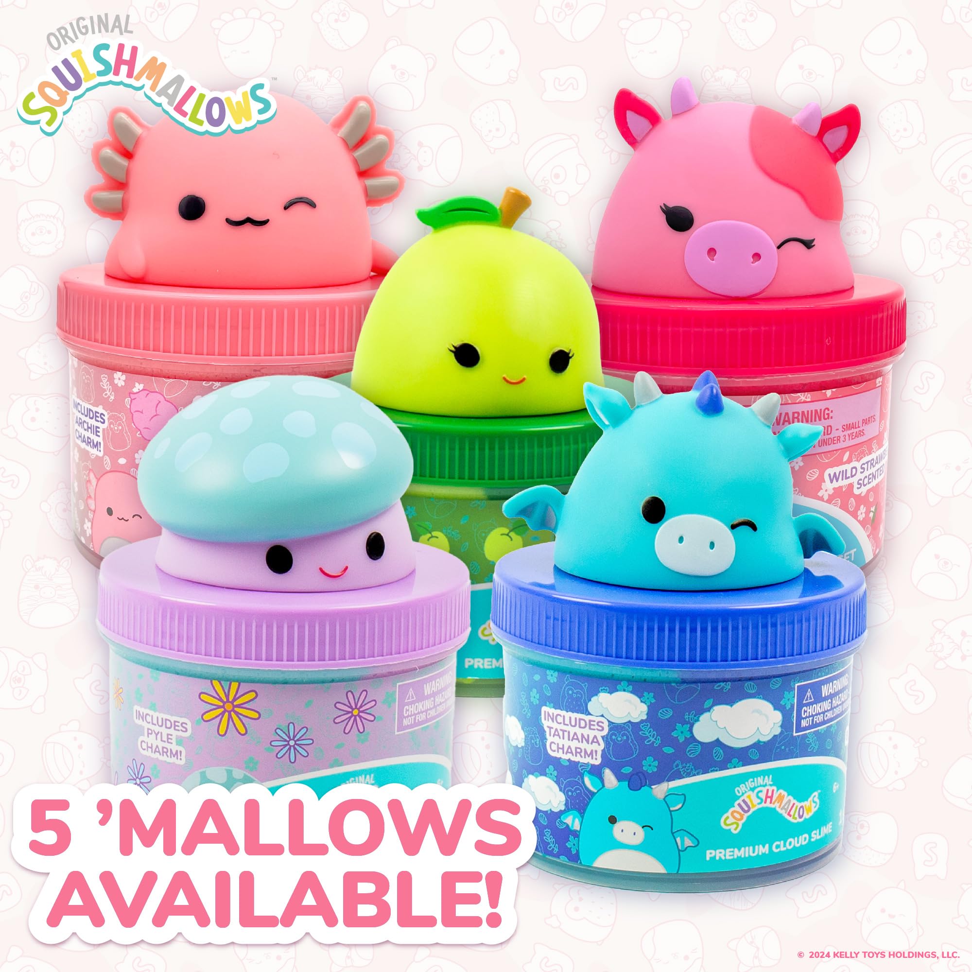 Foto 8 pulgar | Slime Squishmallows Original Calynda The Cow 240 Ml Con 3 Complementos - Venta Internacional.