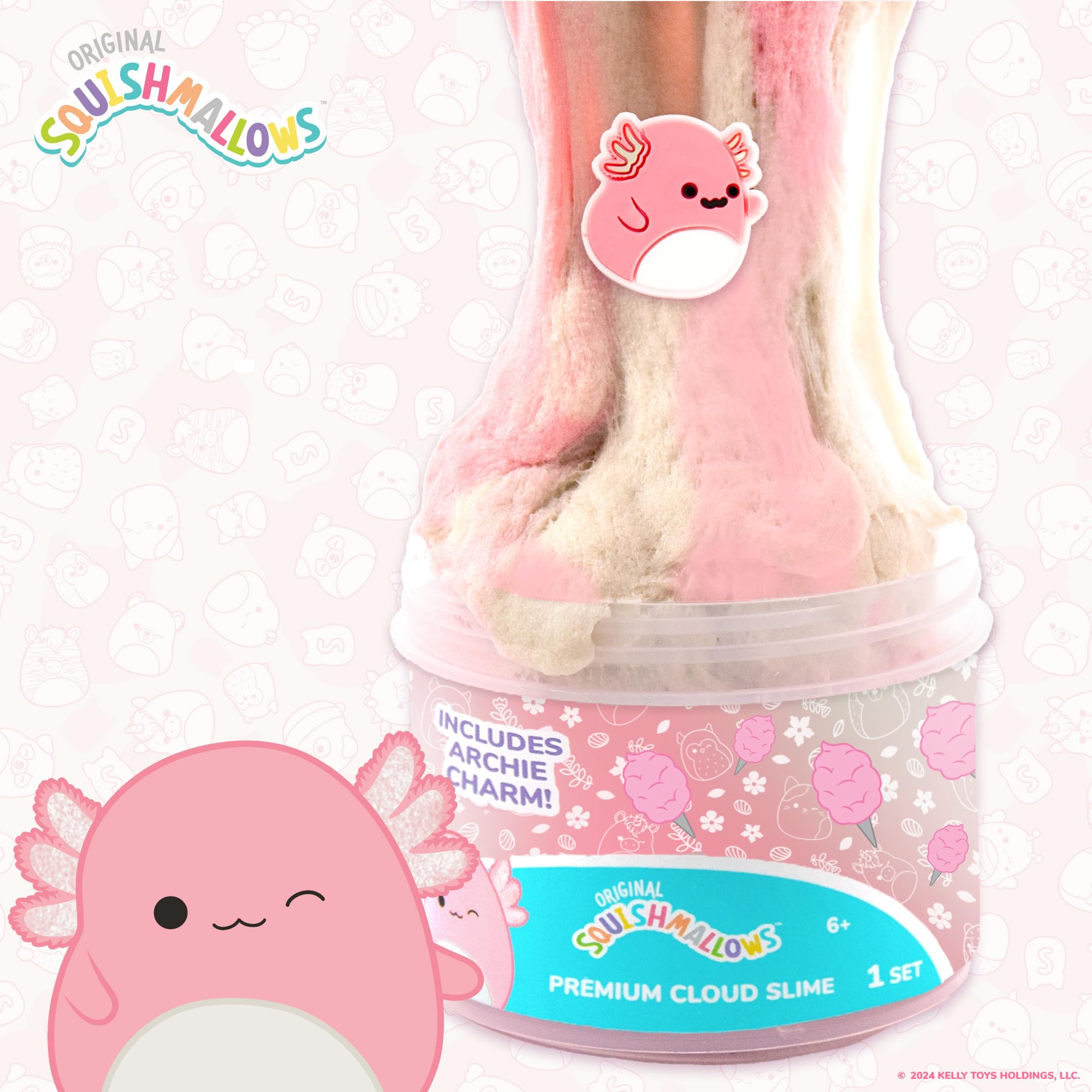 Foto 3 pulgar | Slime Squishmallows Archie The Axolotl Perfumado, 240 Ml, Con Acc - Venta Internacional.