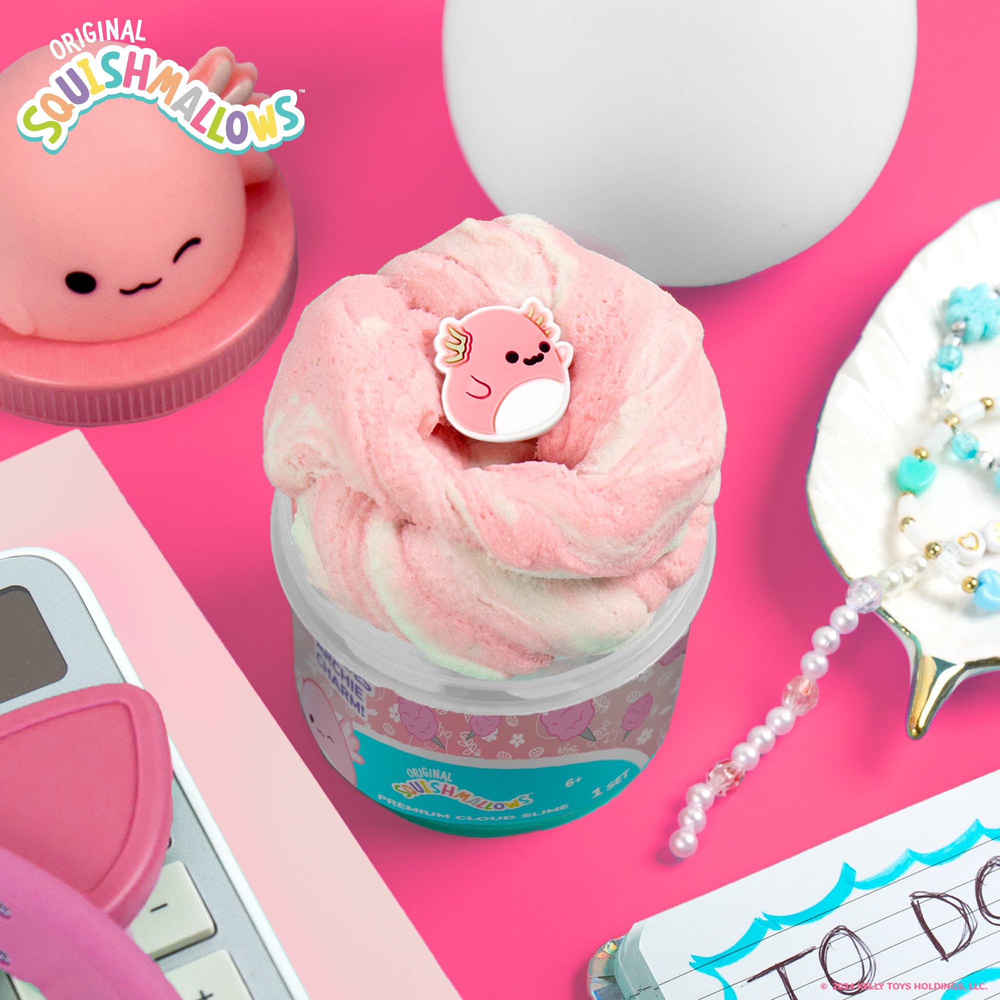 Foto 3 | Slime Squishmallows Archie The Axolotl Perfumado, 240 Ml, Con Acc - Venta Internacional.