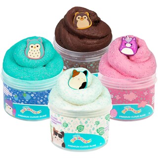 Foto 1 | Slime Squishmallows Premium Perfumado, Paquete De 4 Unidades, 240 Ml, Con Complementos - Venta Internacional.