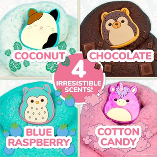 Foto 2 | Slime Squishmallows Premium Perfumado, Paquete De 4 Unidades, 240 Ml, Con Complementos - Venta Internacional.