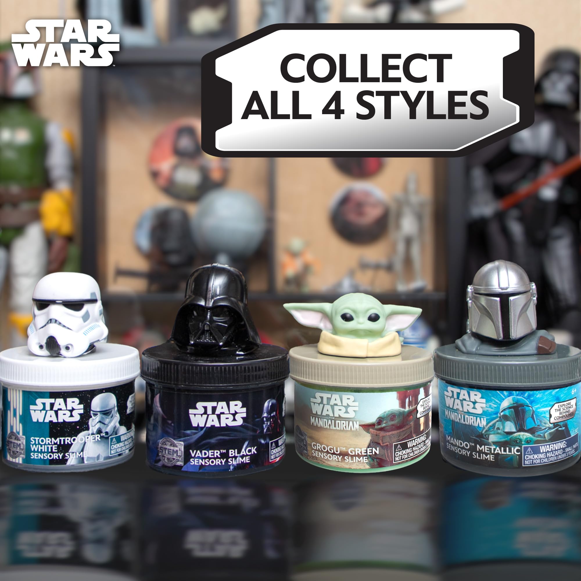 Foto 7 | Slime Star Wars Vader Black 240 Ml Prefabricado Con Purpurina 6y+ - Venta Internacional.