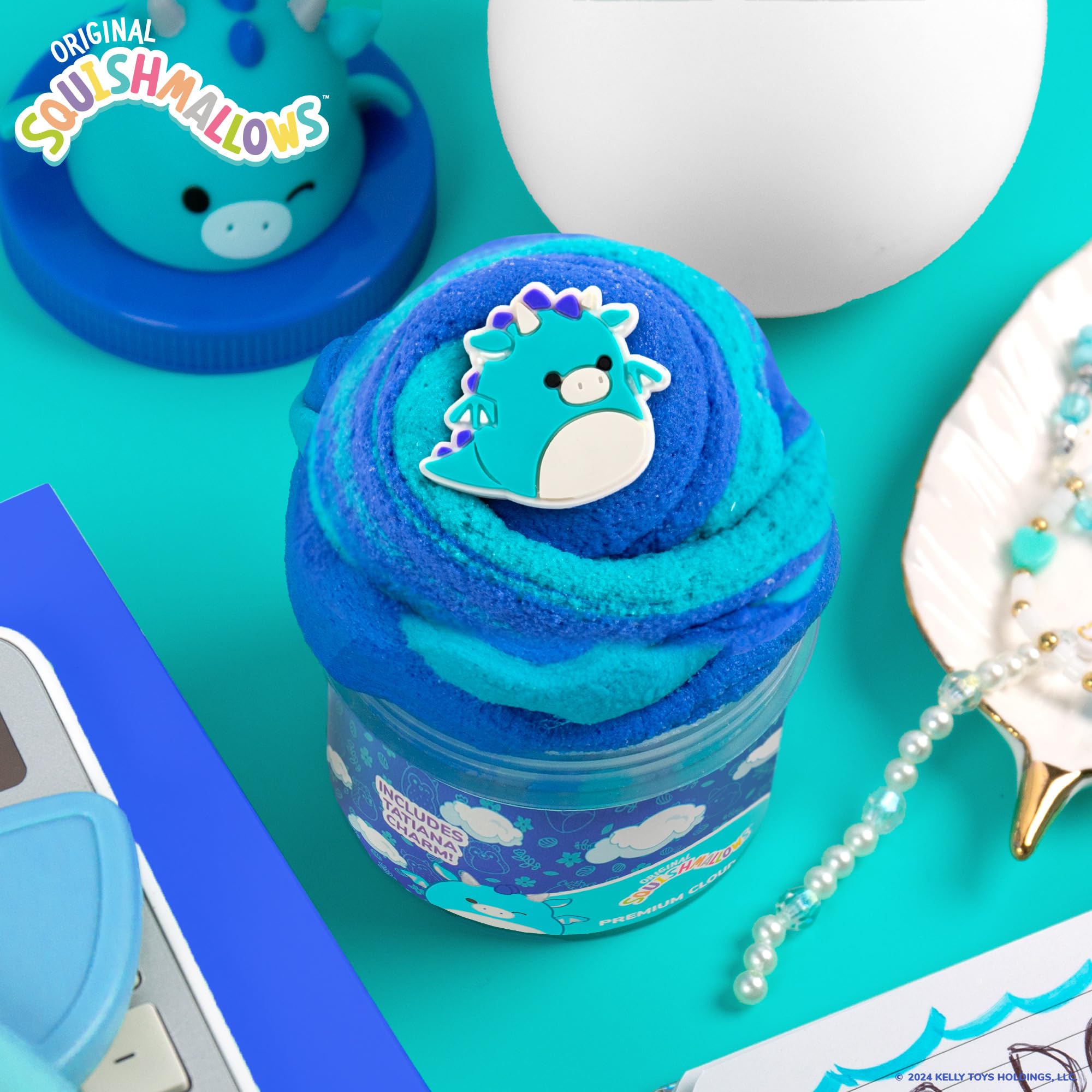 Foto 3 | Slime Squishmallows Con Aroma A Tatiana The Dragon, 240 Ml, Con Acc - Venta Internacional.