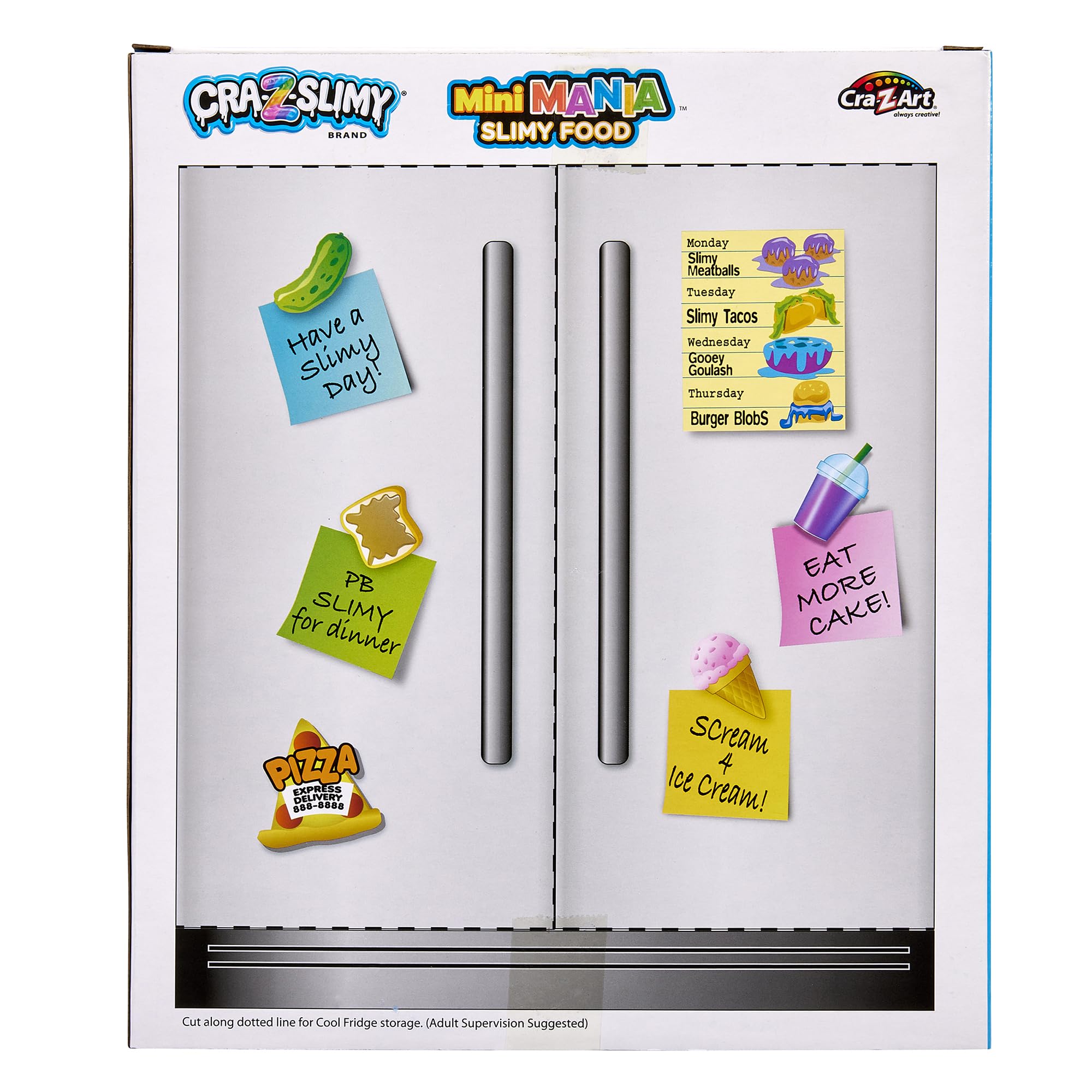 Foto 2 | Set De Limos Cra-z-slimy Mini Mania Grocery 1 Con 10 Limos - Venta Internacional.