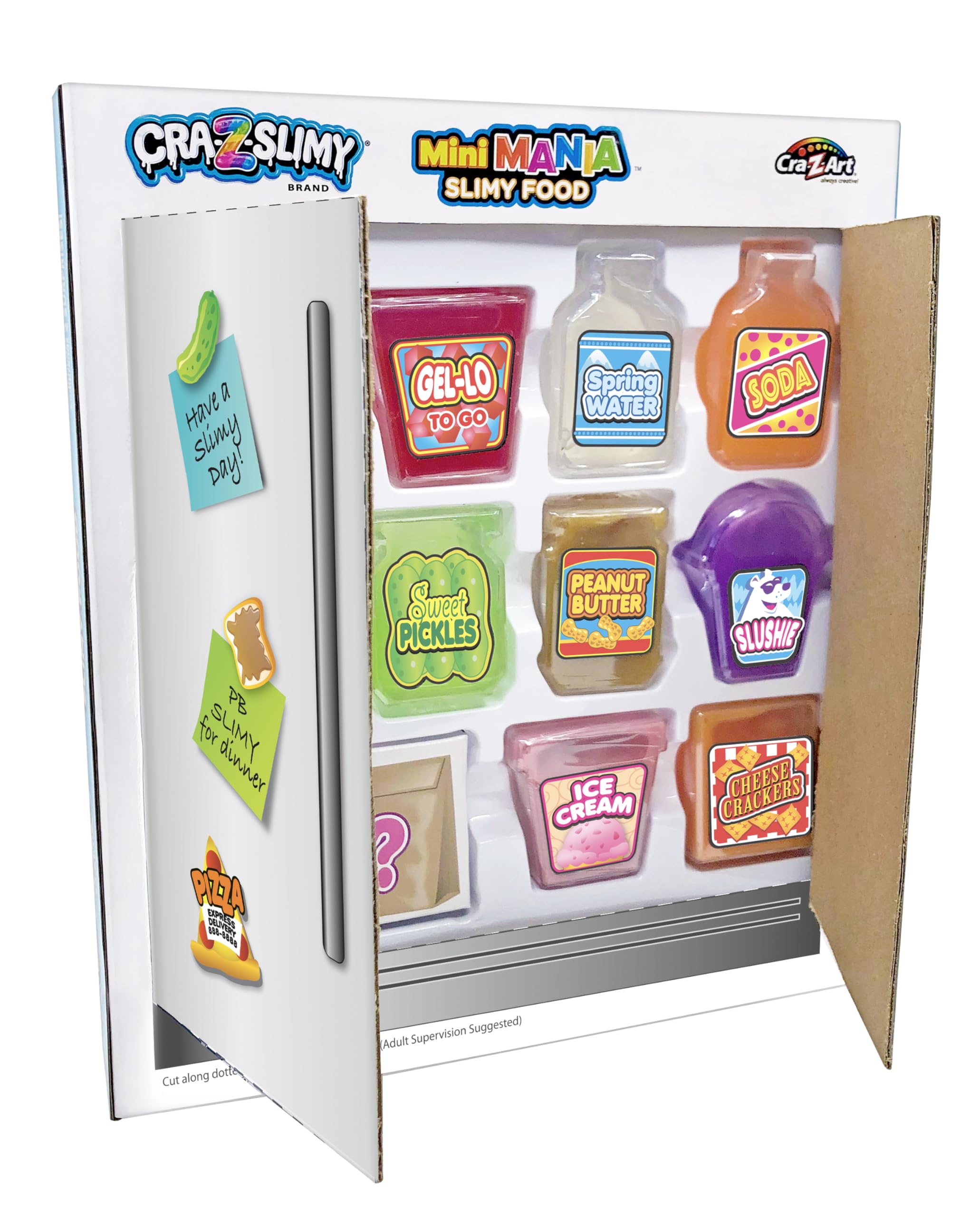 Foto 3 | Set De Limos Cra-z-slimy Mini Mania Grocery 1 Con 10 Limos - Venta Internacional.