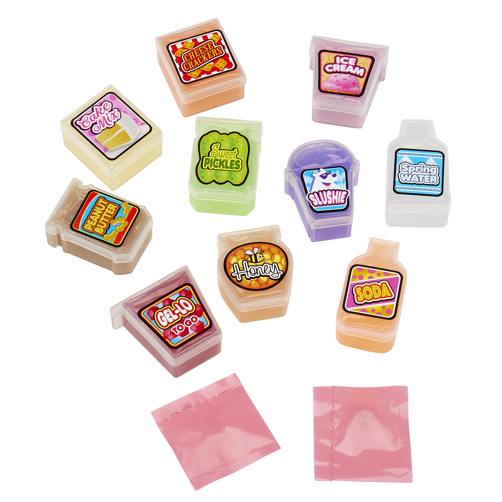 Foto 6 | Set De Limos Cra-z-slimy Mini Mania Grocery 1 Con 10 Limos - Venta Internacional.