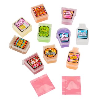 Foto 6 | Set De Limos Cra-z-slimy Mini Mania Grocery 1 Con 10 Limos - Venta Internacional.