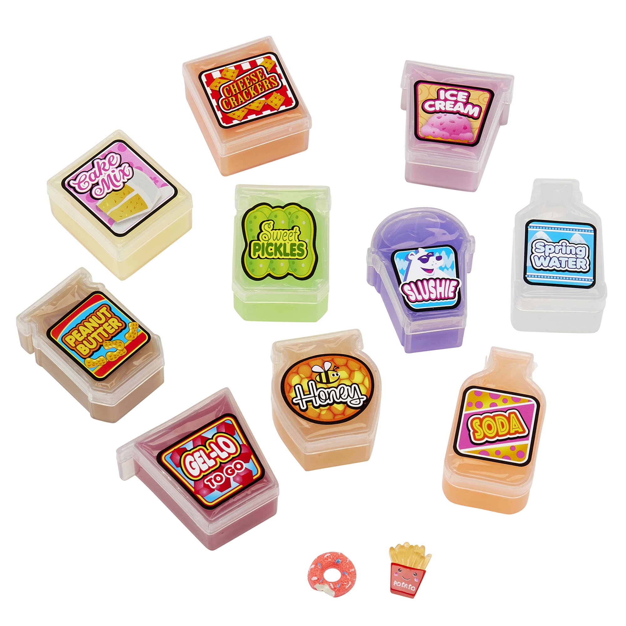 Foto 7 | Set De Limos Cra-z-slimy Mini Mania Grocery 1 Con 10 Limos - Venta Internacional.