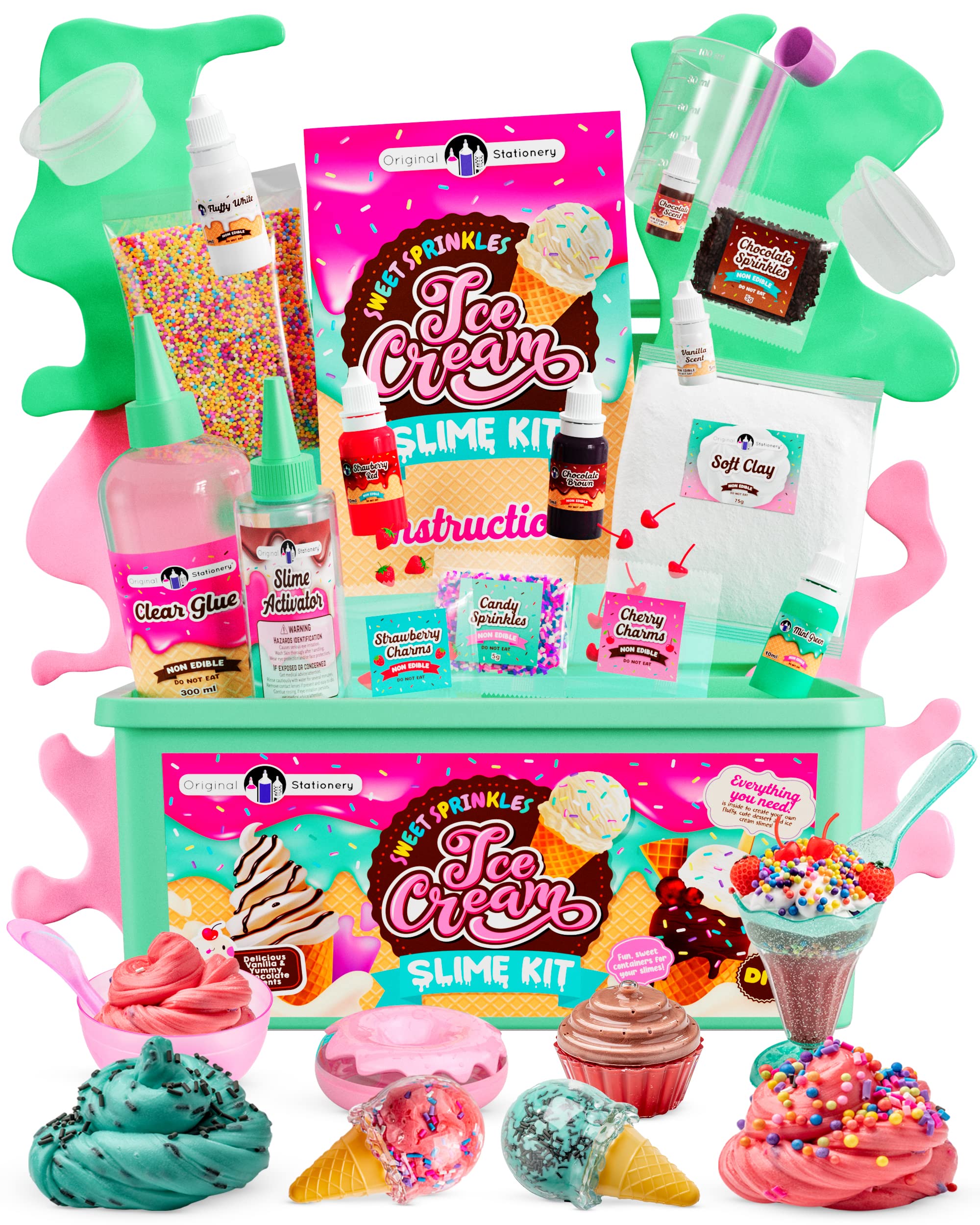 Foto 2 pulgar | Helado Slime Kit Original Stationery Sweet Sprinkles - Venta Internacional.