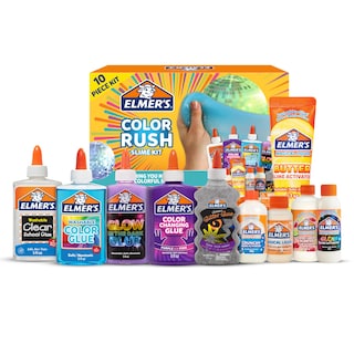 Foto 1 | Kit Slime Elmer's Color Rush Con Pegamento Líquido Y Activador X10 - Venta Internacional.
