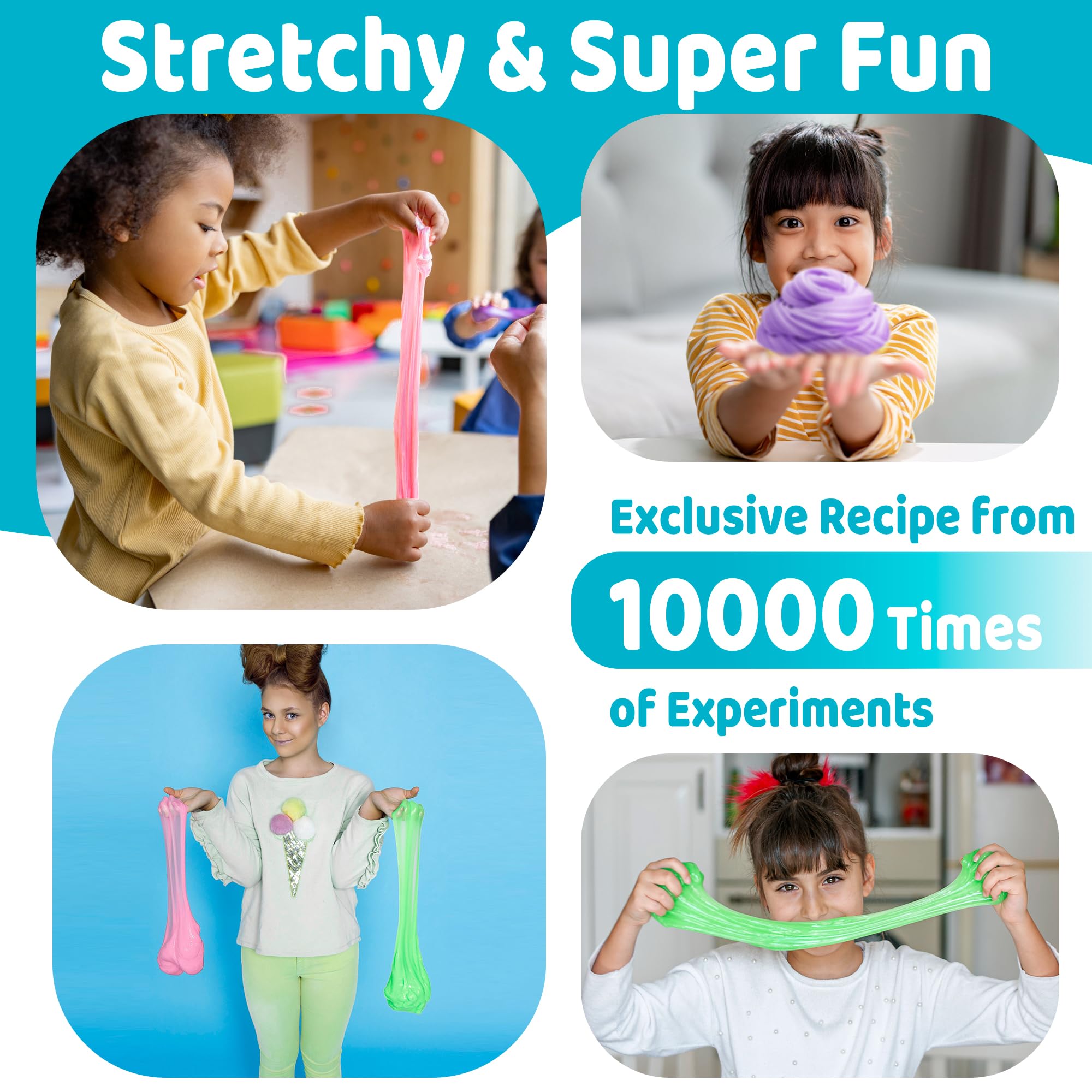 Foto 5 pulgar | Slime Kit Yasant Safe Fluffy Stress Relief Para Niños, Paquete De 6 - Venta Internacional.