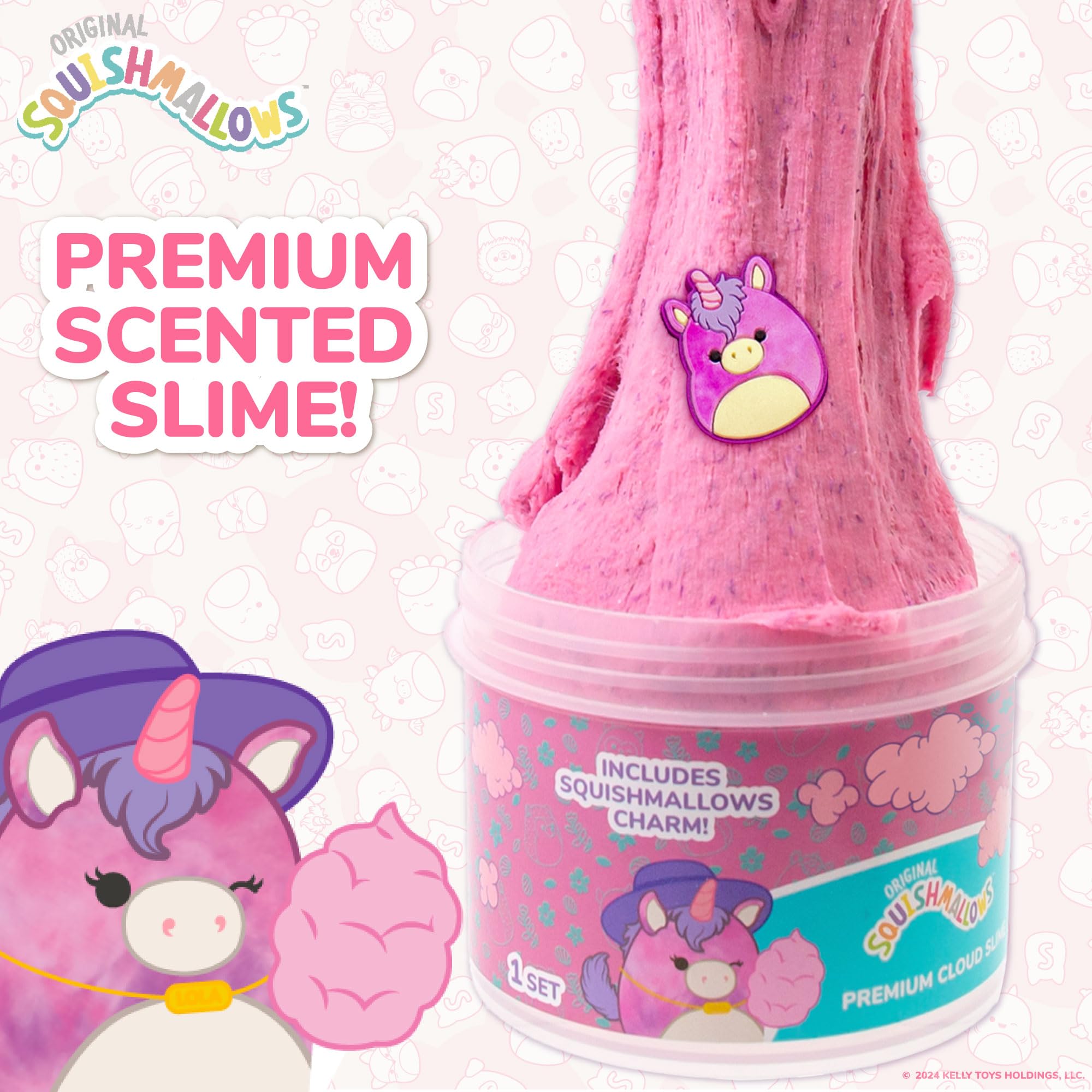 Foto 4 | Algodón De Azúcar Con Aroma A Lola The Unicorn De Slime Squishmallows, 240 Ml - Venta Internacional.