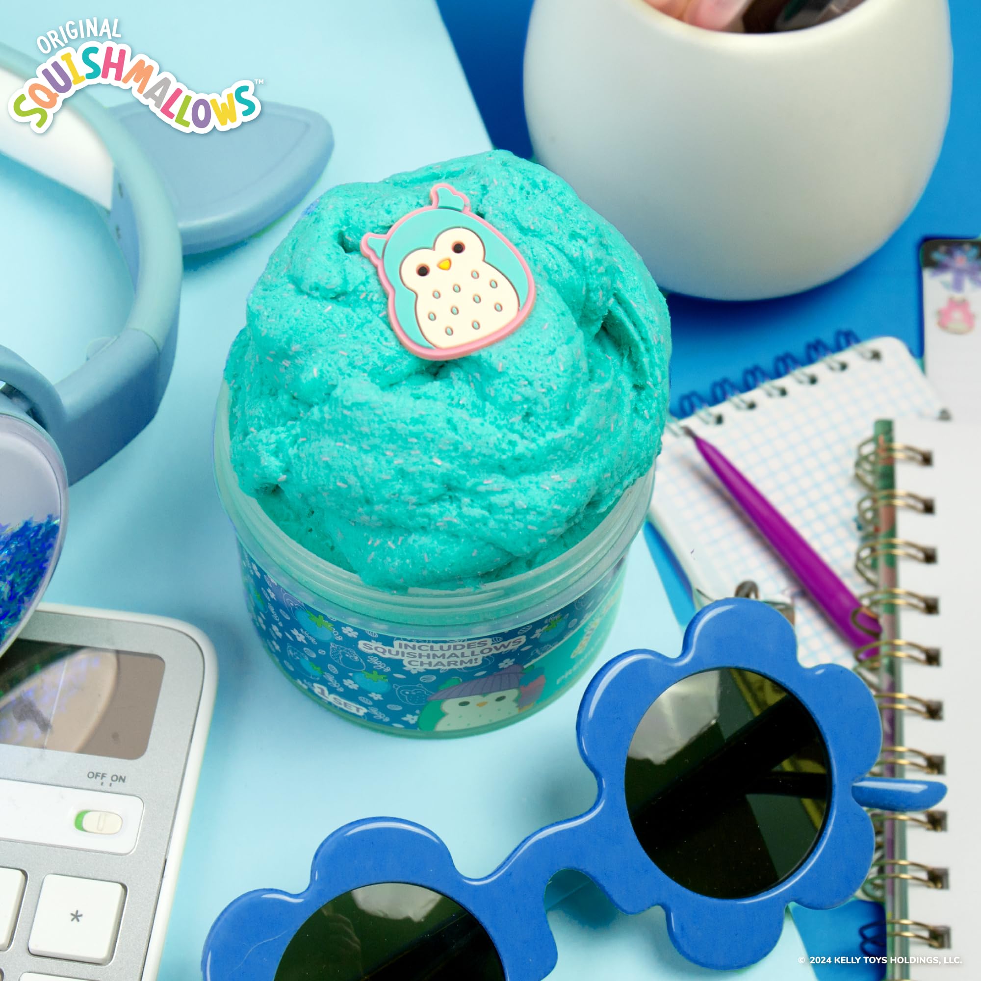 Foto 3 | Slime Squishmallows Winston The Owl Con Aroma A Frambuesa Azul, 240 Ml - Venta Internacional.