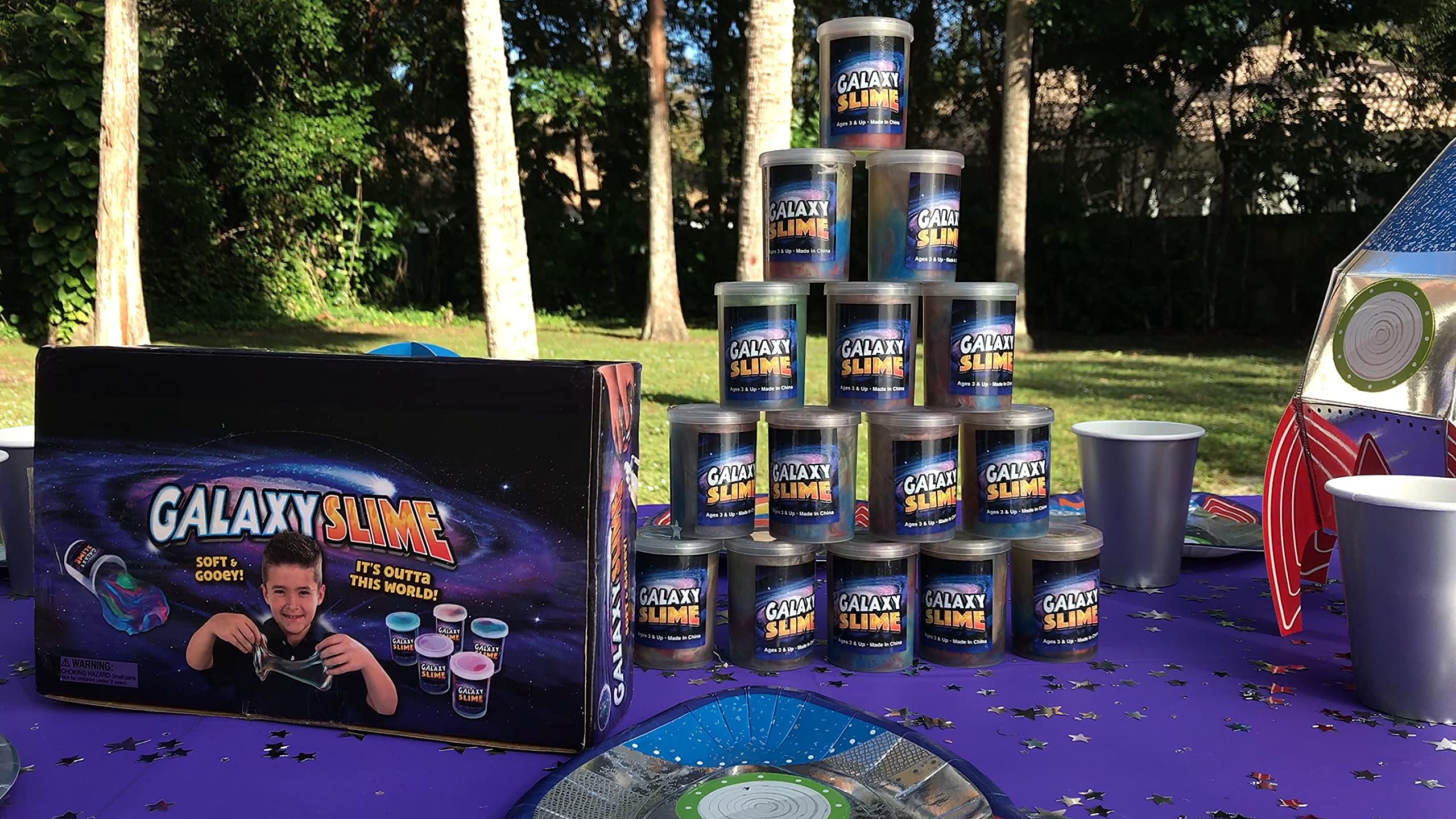 Foto 3 pulgar | Paquete De 15 Minifiestas De Slime Bedwina Galaxy Para Niños - Venta Internacional.