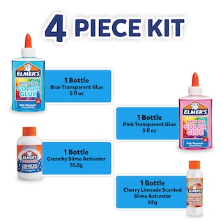Foto 3 | Kit Slime Elmer's Neon Sky con Pegamento Transparente y Activadores - Venta Internacional