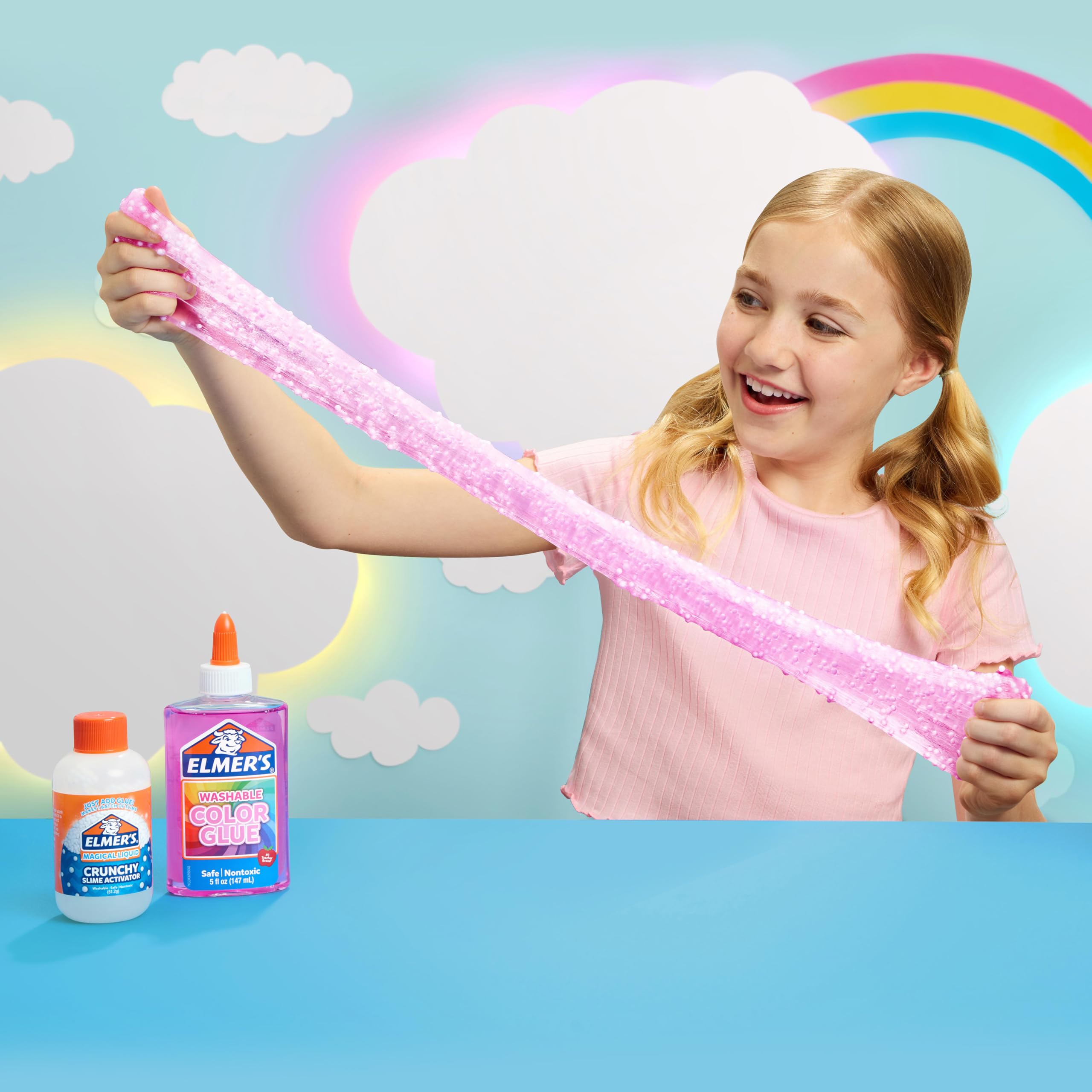 Foto 6 | Kit Slime Elmer's Neon Sky con Pegamento Transparente y Activadores - Venta Internacional