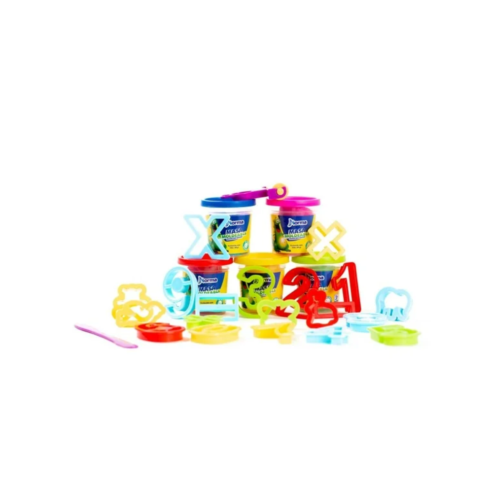 Foto 4 pulgar | Kit Norma Masa Moldeable Color Multicolor Creativo