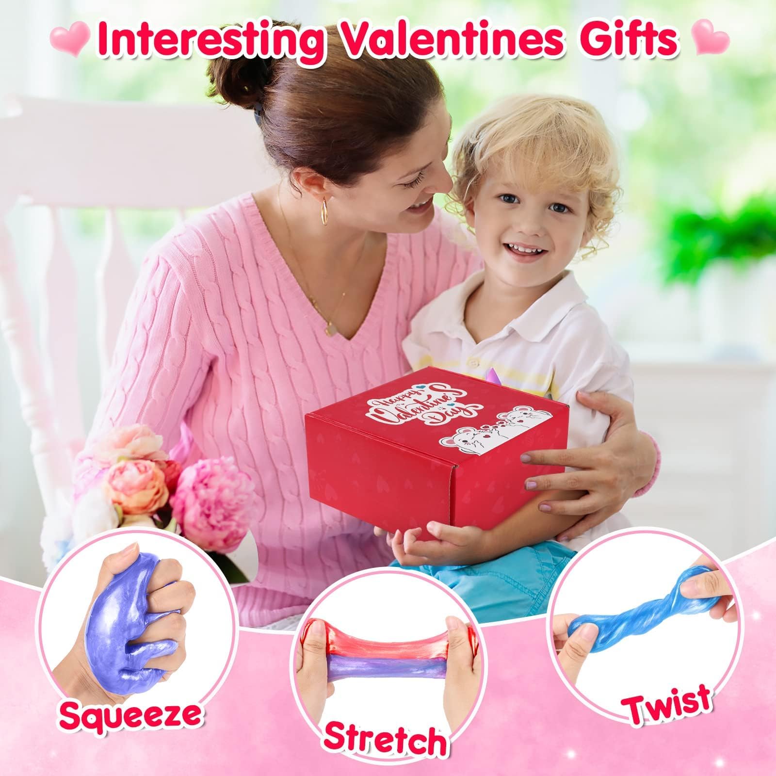 Foto 7 pulgar | Regalos Para El Día De San Valentín, Kits Galaxy Slime Ball, Paquete De 30 Unidades Para Niños - Venta Internacional.