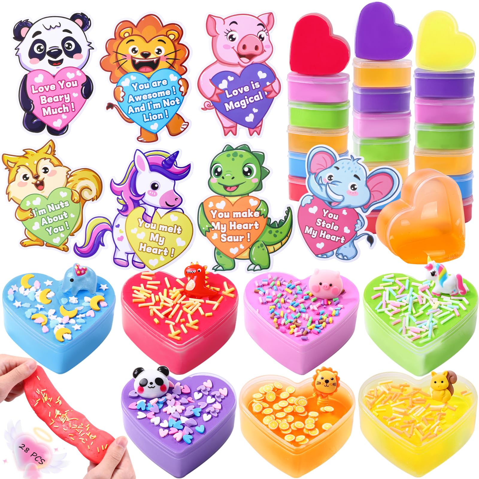 Foto 2 pulgar | Juguetes Vellibring Para Aliviar El Estrés Para El Día De San Valentín, Paquete De 28 - Venta Internacional.