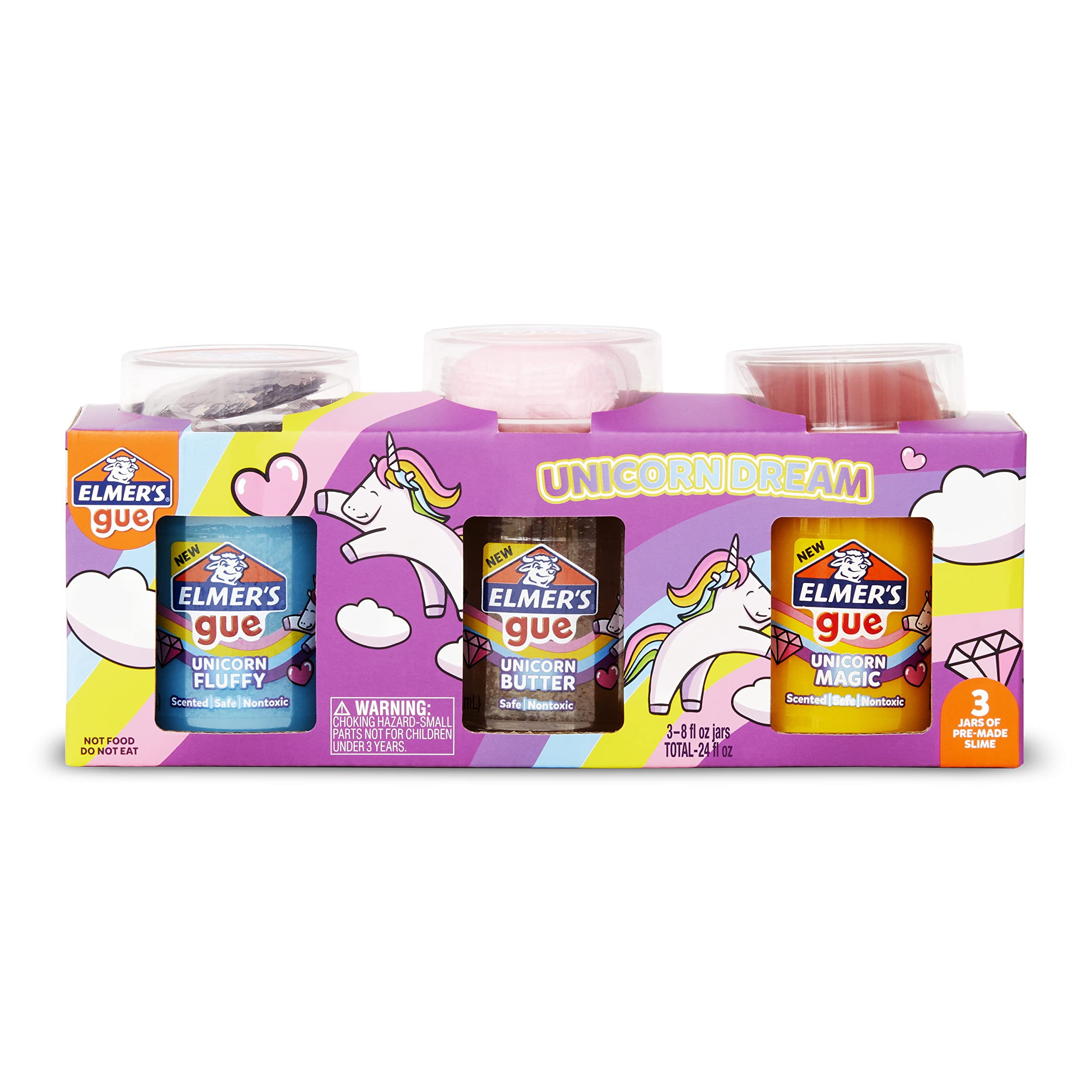 Foto 1 | Kit De Limo Elmer's Gue Premade Unicorn Dream, 3 Unidades - Venta Internacional.