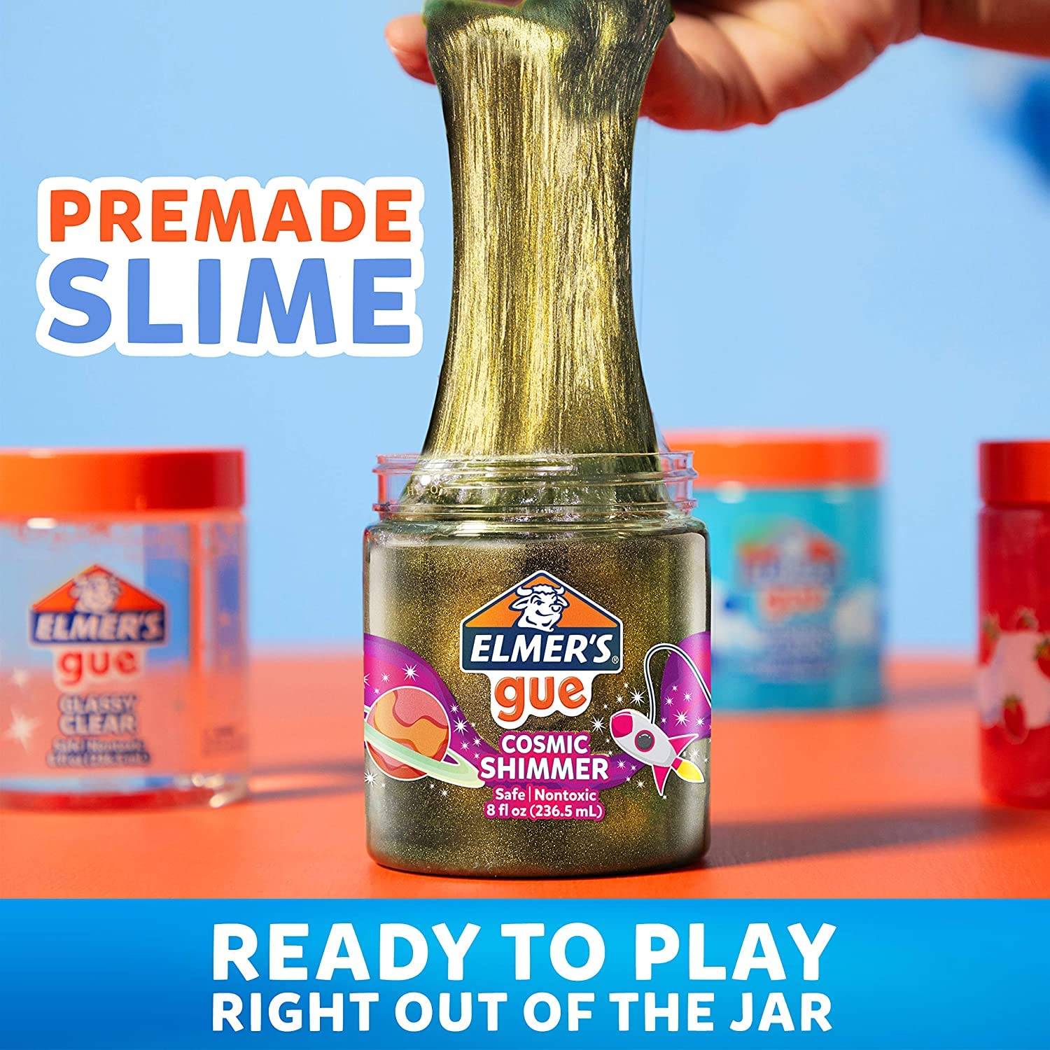 Foto 4 pulgar | Gue Cosmic Shimmer Glitter De Slime Elmer's, Paquete Variado De 3 Unidades - Venta Internacional.