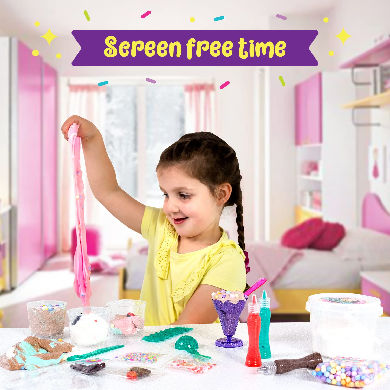Foto 6 pulgar | Slime Kit Original Stationery Ice Cream Playshop Con Limo Prefabricado - Venta Internacional.