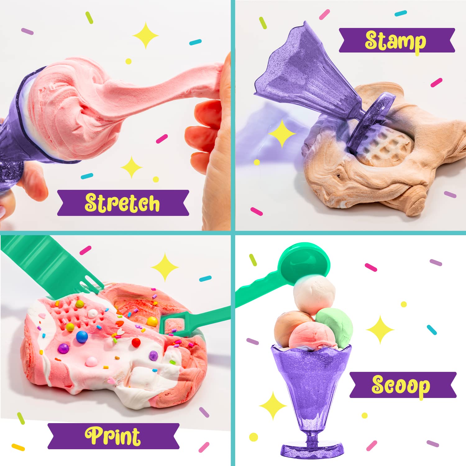 Foto 7 pulgar | Slime Kit Original Stationery Ice Cream Playshop Con Limo Prefabricado - Venta Internacional.