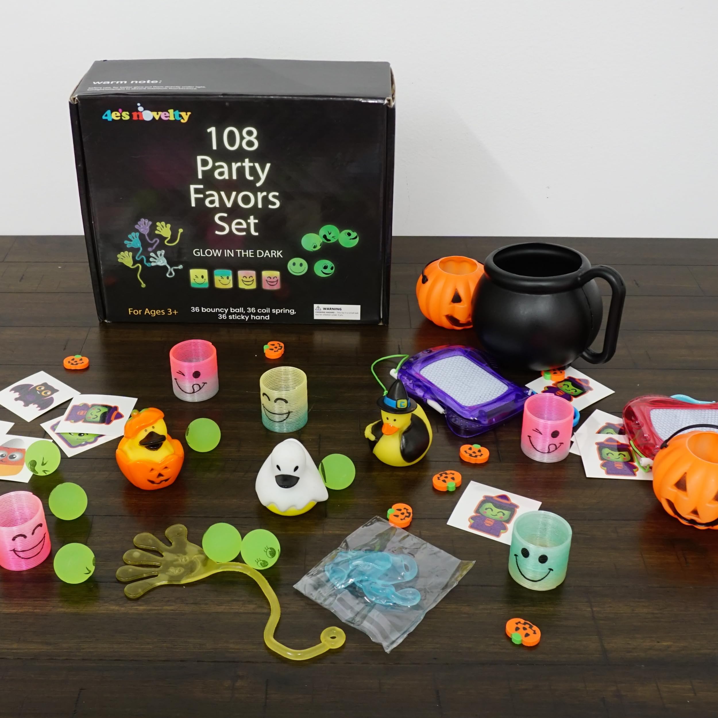 Foto 5 pulgar | La Novedad De Toy 4e's Que Brilla En La Oscuridad, 108 Unidades, 36 Pelotas Hinchables - Venta Internacional.
