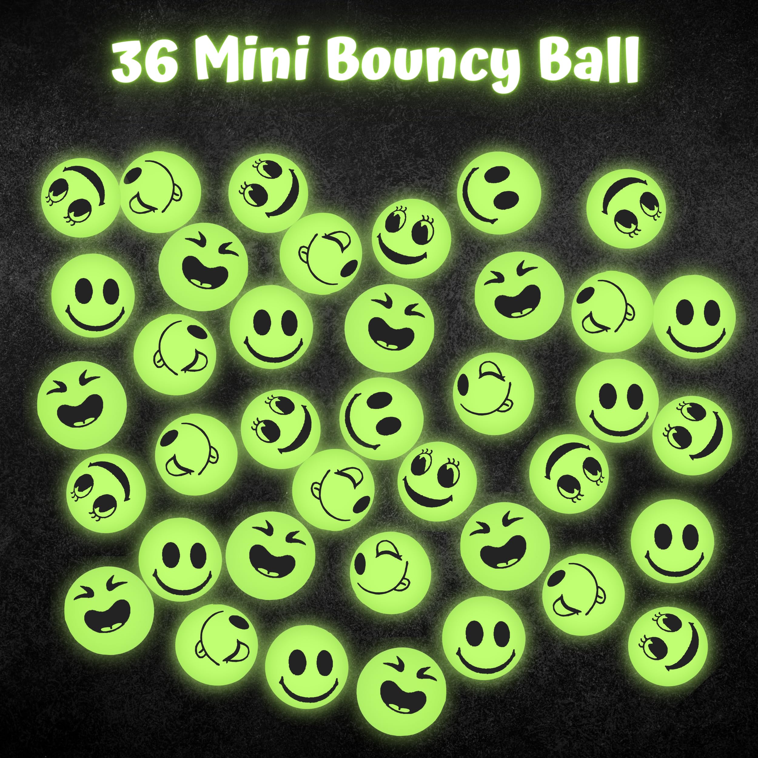 Foto 5 | La Novedad De Toy 4e's Que Brilla En La Oscuridad, 108 Unidades, 36 Pelotas Hinchables - Venta Internacional.