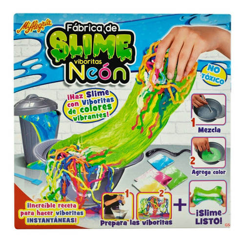 Foto 2 pulgar | Fabrica De Slime Viboritas Neon Mi Alegria