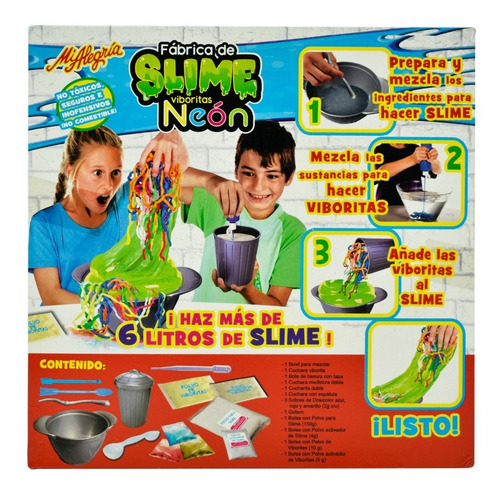 Foto 3 pulgar | Fabrica De Slime Viboritas Neon Mi Alegria